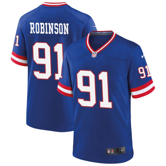 A'Shawn Robinson New York Giants Nike Classic Game Jersey - Royal